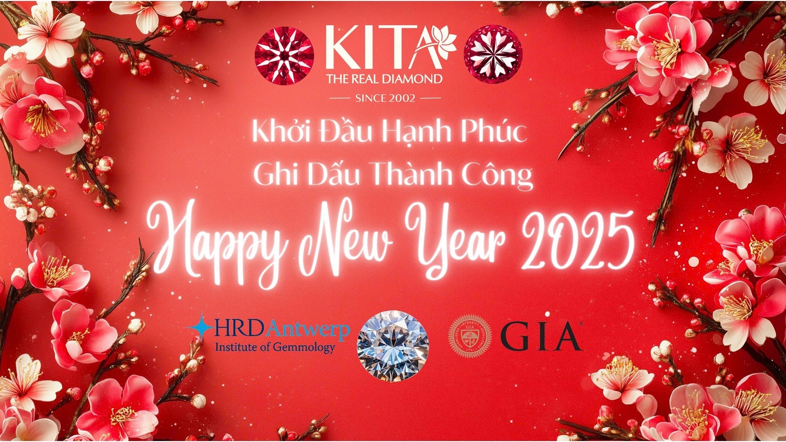 HAPPY NEW YEAR 2025 - KHOI DAU HANH PHUC, GHI DAU THANH CONG