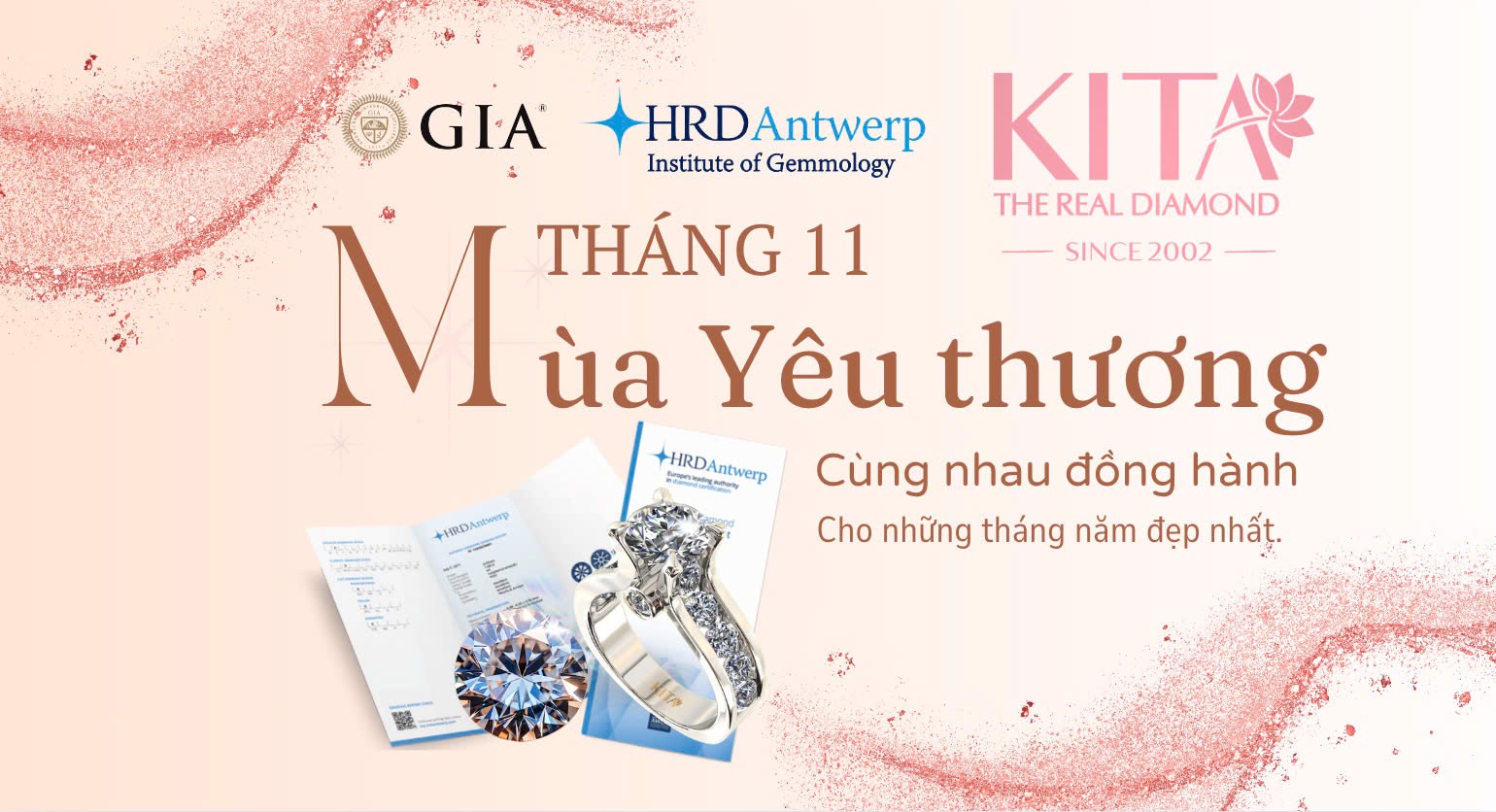 KITA VÀ MÙA YÊU THƯƠNG CÙNG NHAU ĐỒNG HÀNH – CHO NHỮNG THÁNG NĂM ĐẸP NHẤT.